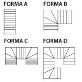 Forme disponibili per scala a giorno